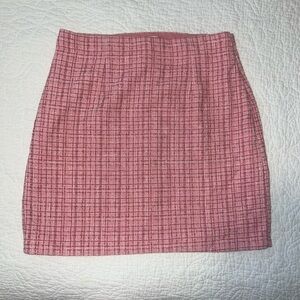 Guess Pink Plaid Women's Skirt